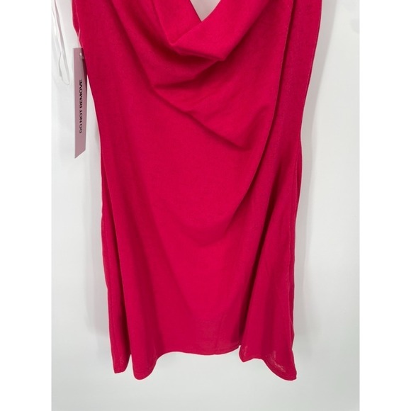 Princess Polly Killer Queen Mini Dress Womens 6 Tall Pink Cowl Neck Cocktail NWT - Picture 7 of 11